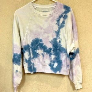 AMERICAN EAGLE Tie Dye Pullover Long Sleeve Crewneck Sweatshirt Size XS
